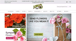 Desktop Screenshot of lowesfloral.com